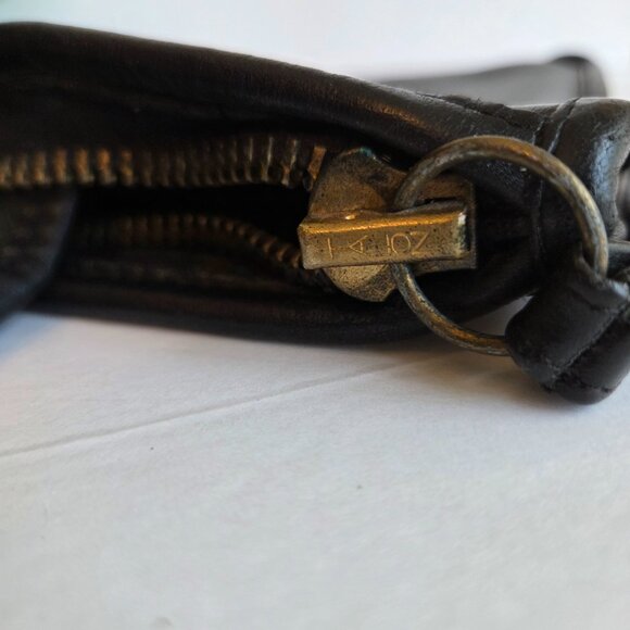 EUC NYC Vintage Coach Slim Clutch Large (#9555) in Black - Picture 9 of 10